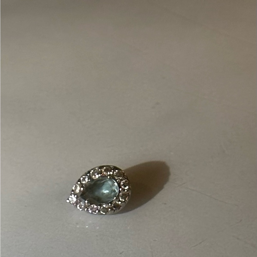 14k bvla altura blue stone with cz